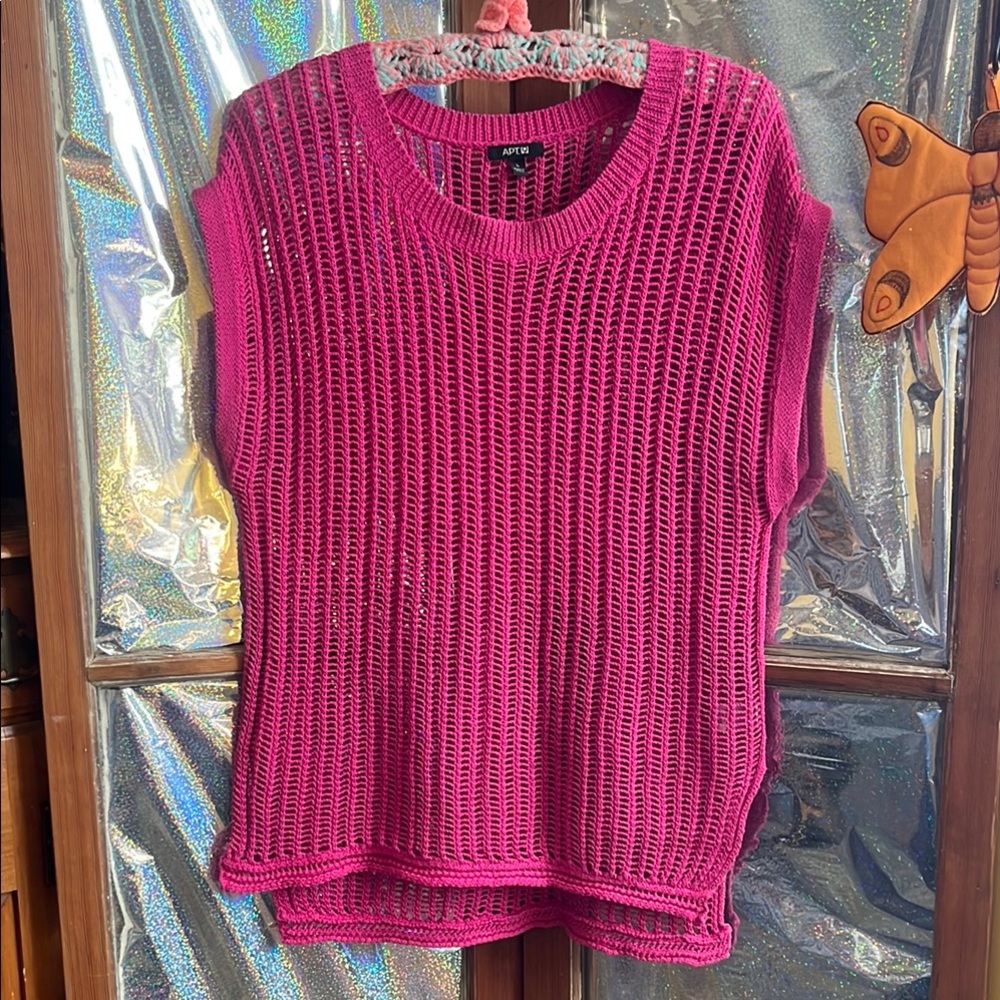 Apt. 9 Pink Knit Sleeveless Top